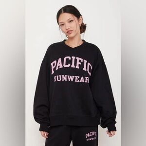 Pacsun Pacific Sunwear Varsity Crew Neck Sweatshirt  M